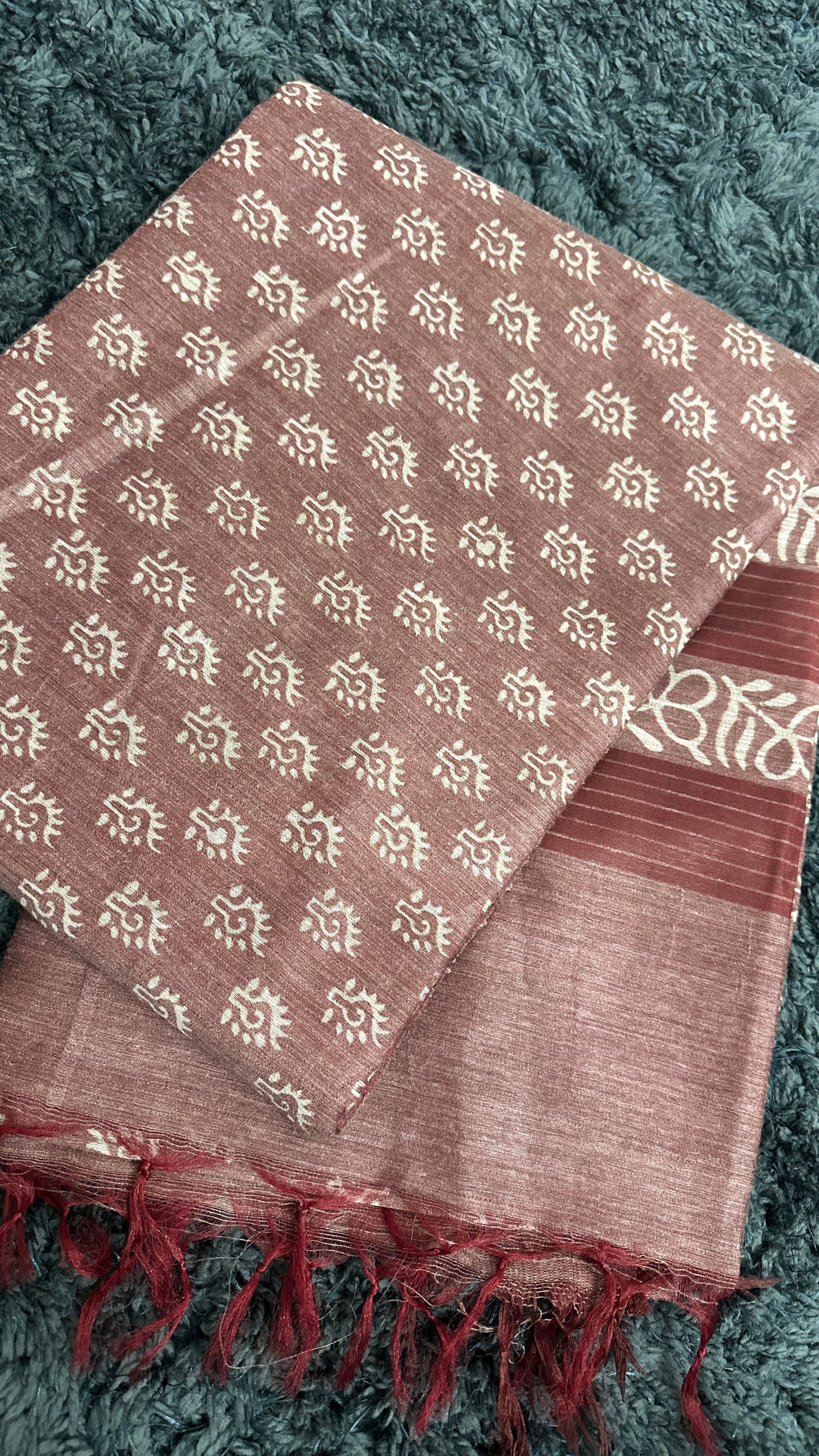 Soft Semi Tussar Saree