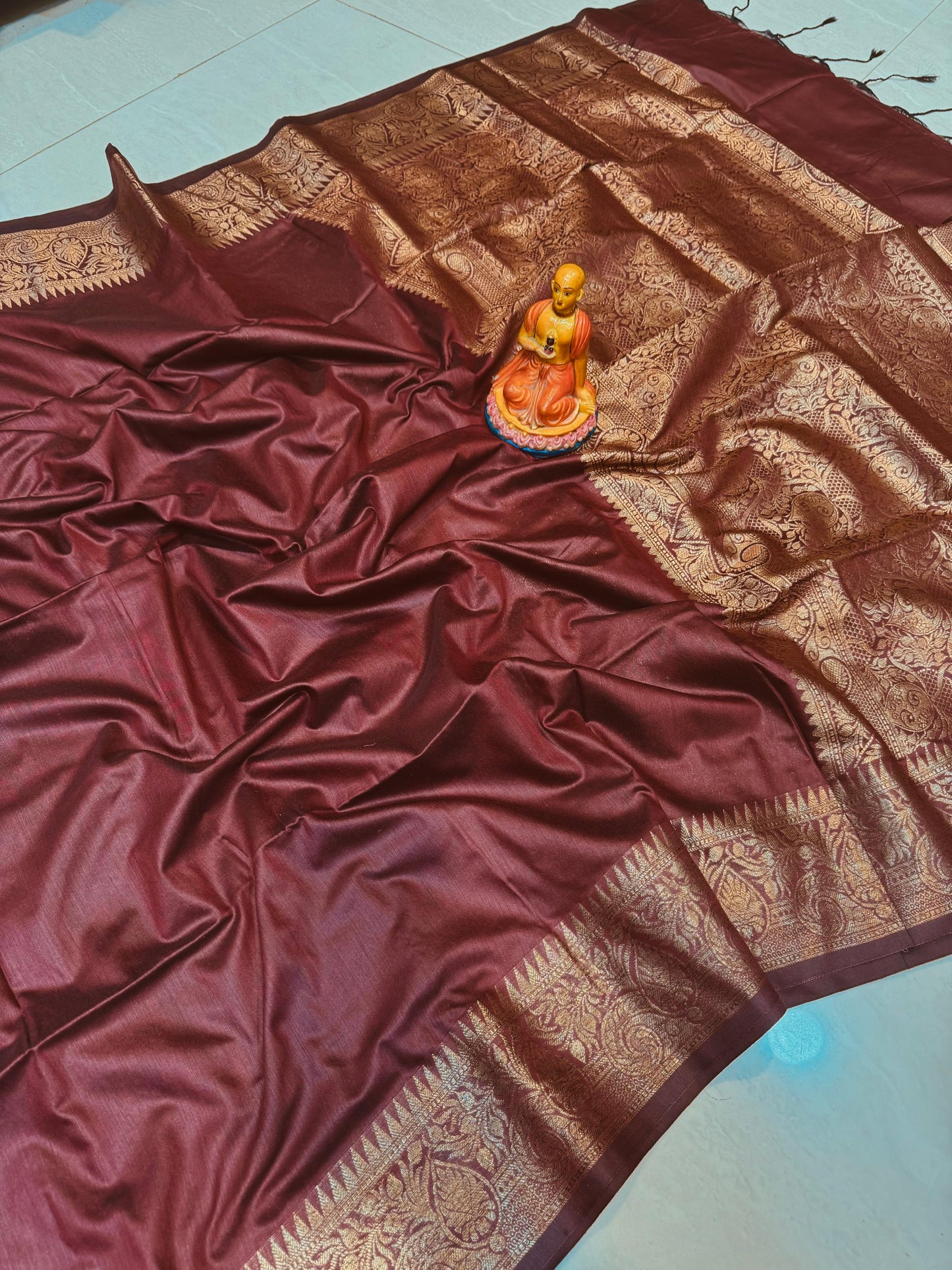 Muga Cotton Silk Saree