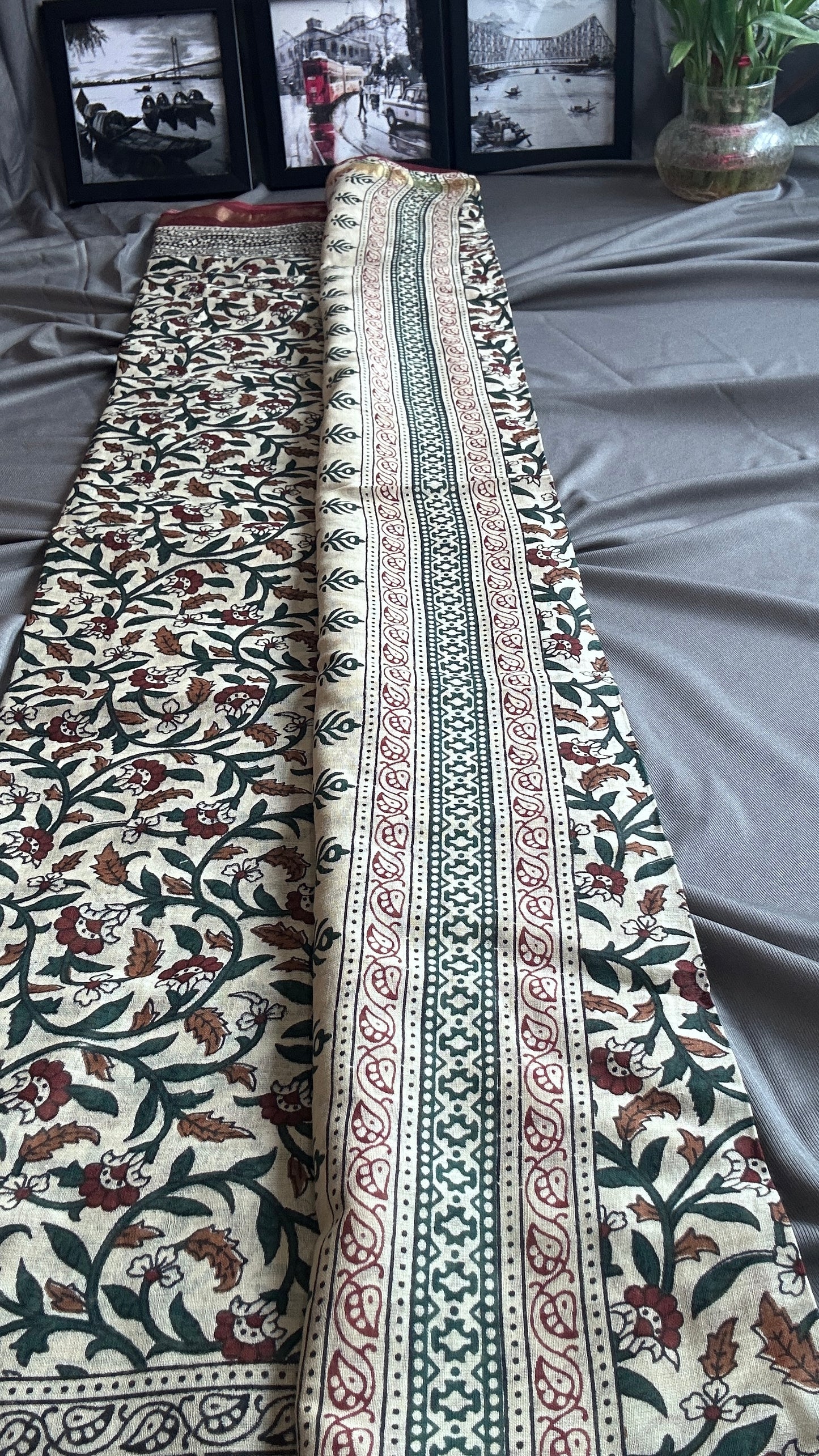Kalamkari Cotton Saree