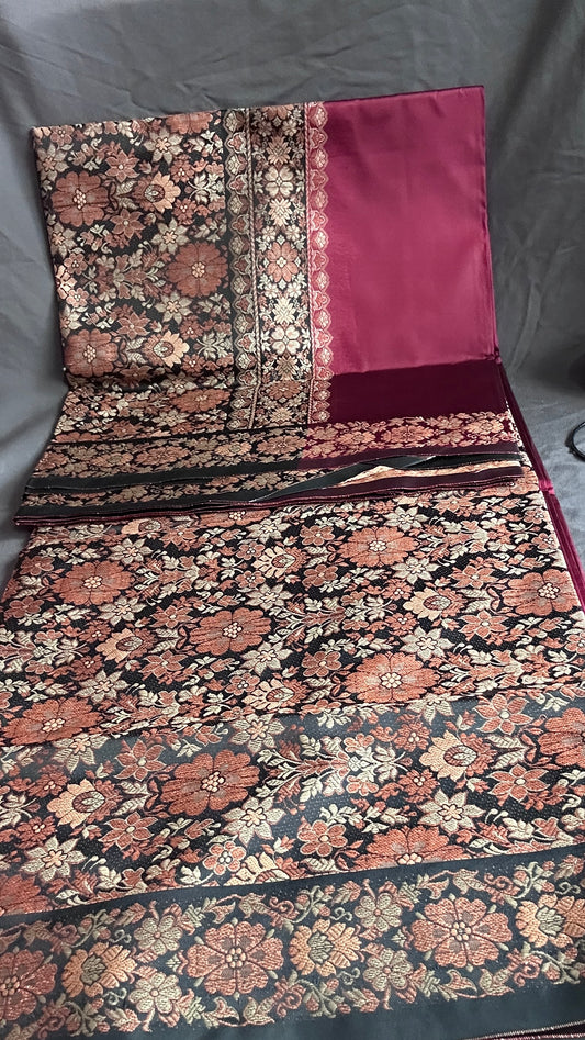 Elegant Pink Paradise Saree