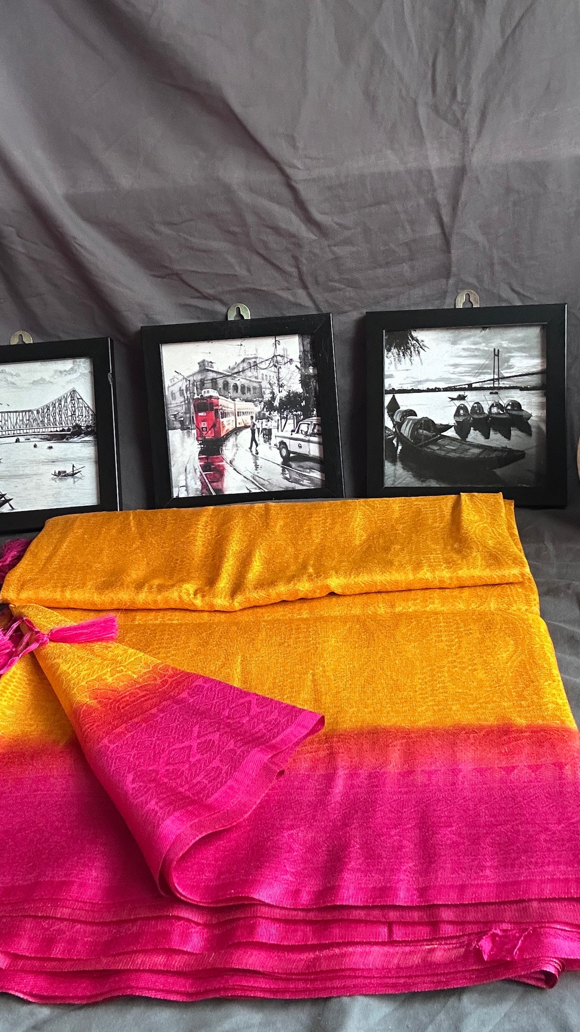 Sunshine Glow Silk Saree