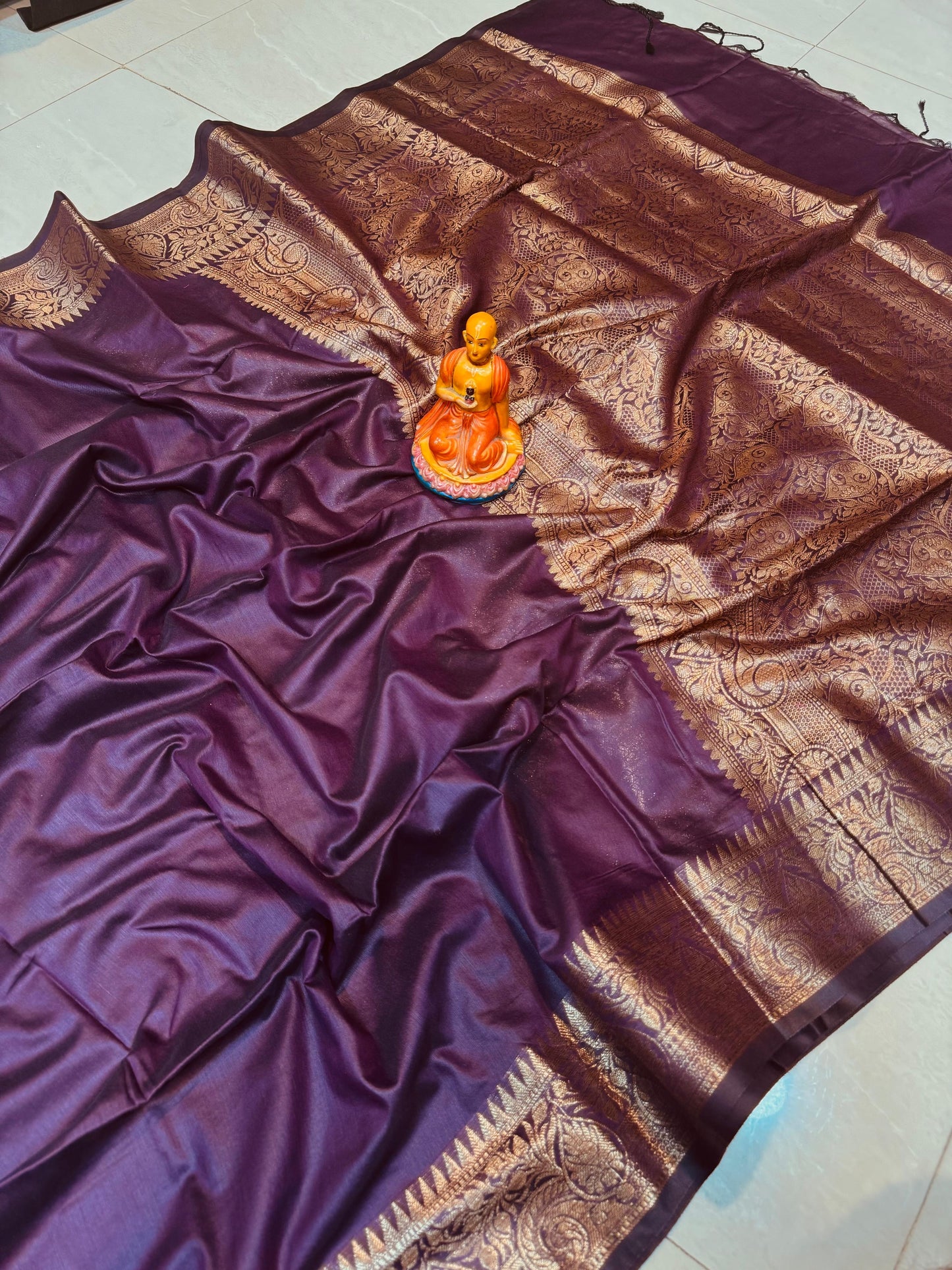 Muga Cotton Silk Saree