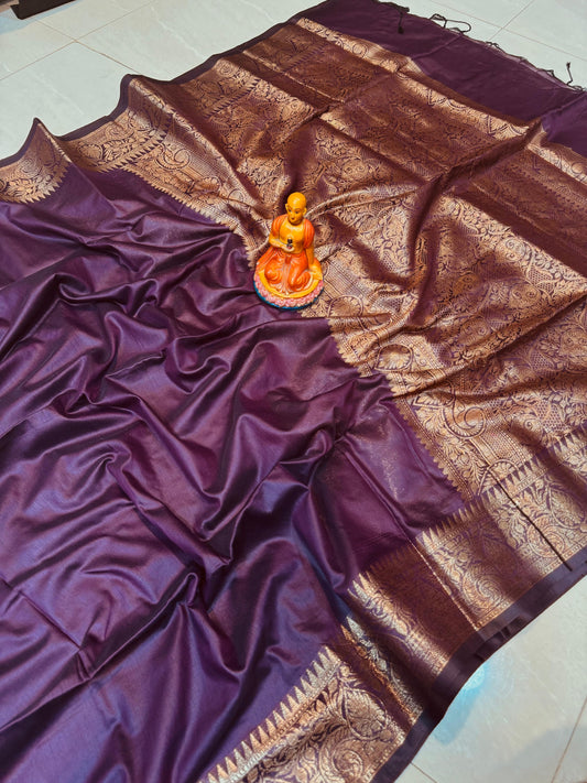 Muga Cotton Silk Saree