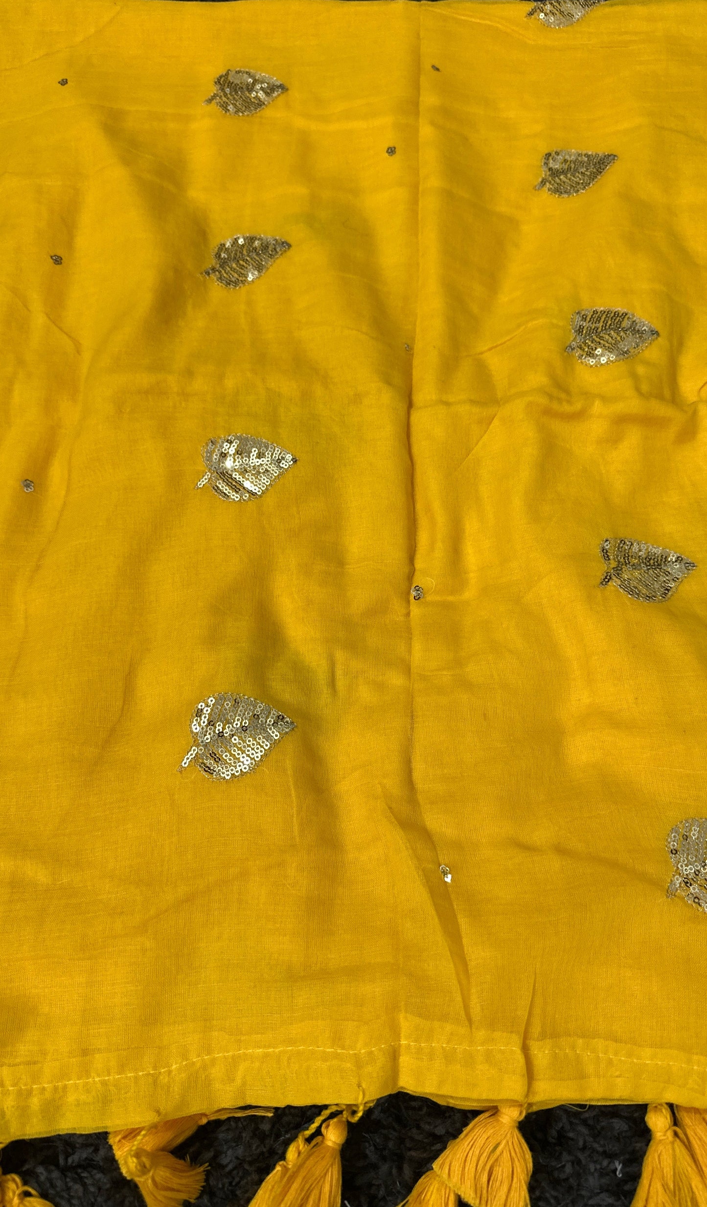 Mul Cotton Sequence Work Saree