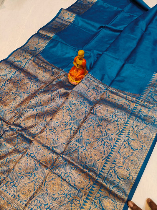 Muga Cotton Silk Saree