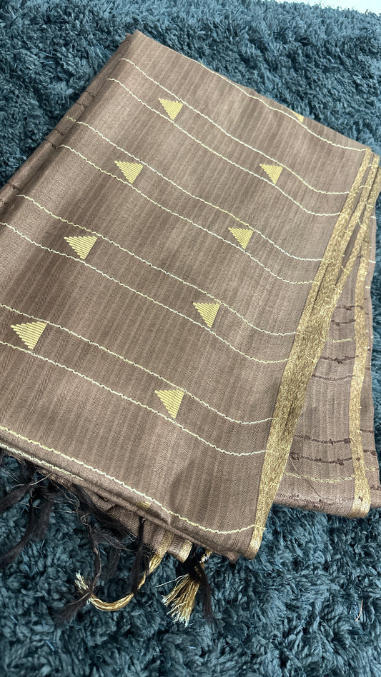 Soft Semi Tussar Saree