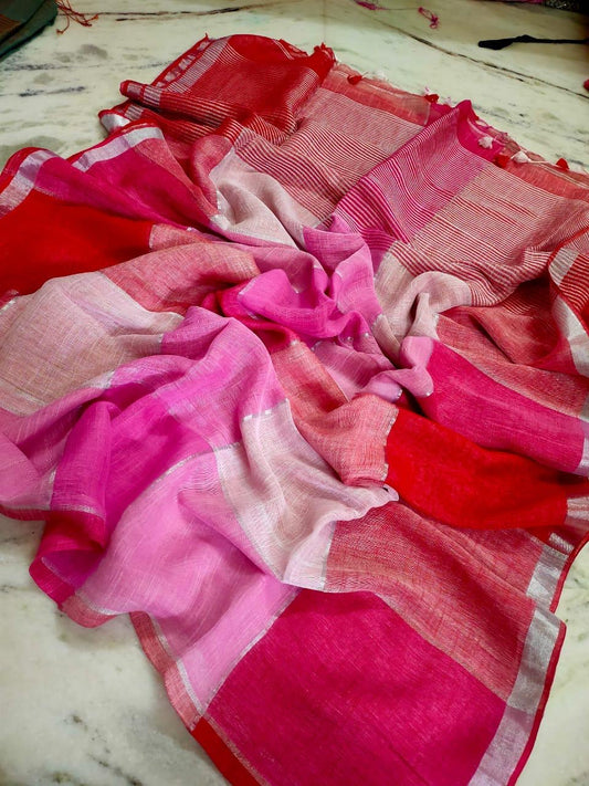Linen Saree