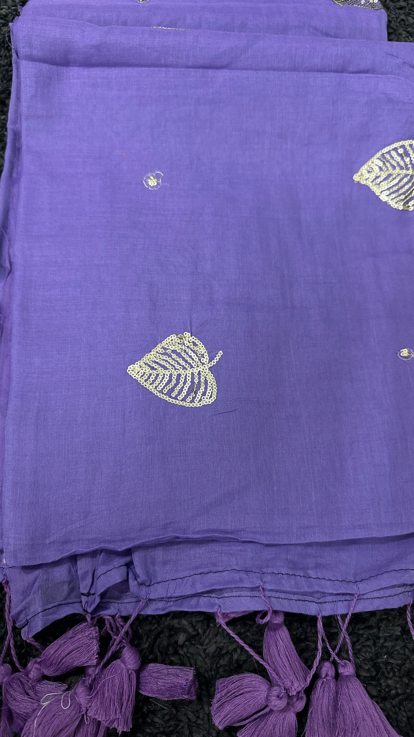 Mul Cotton Sequence Work Saree