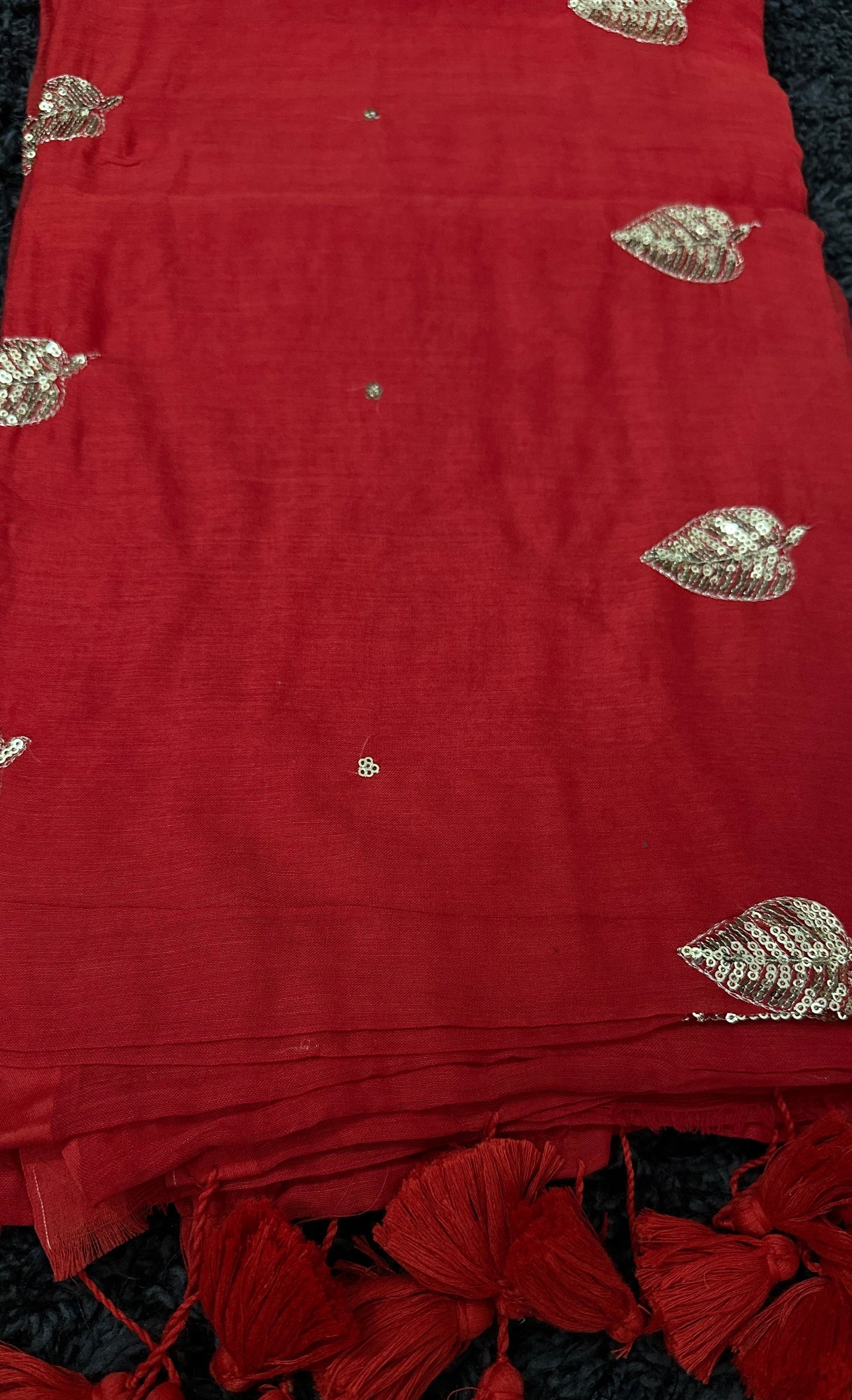 Mul Cotton Sequences Work Saree