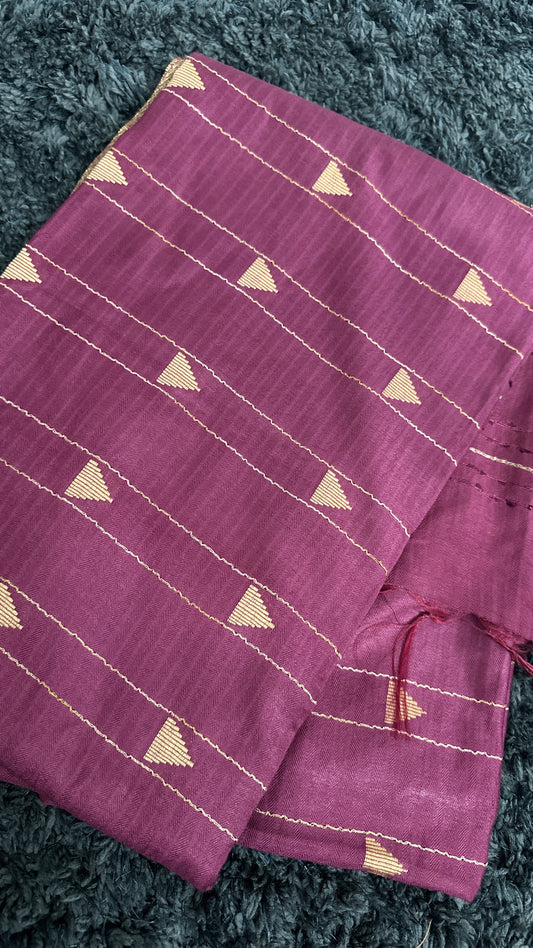 Soft Semi Tussar Saree