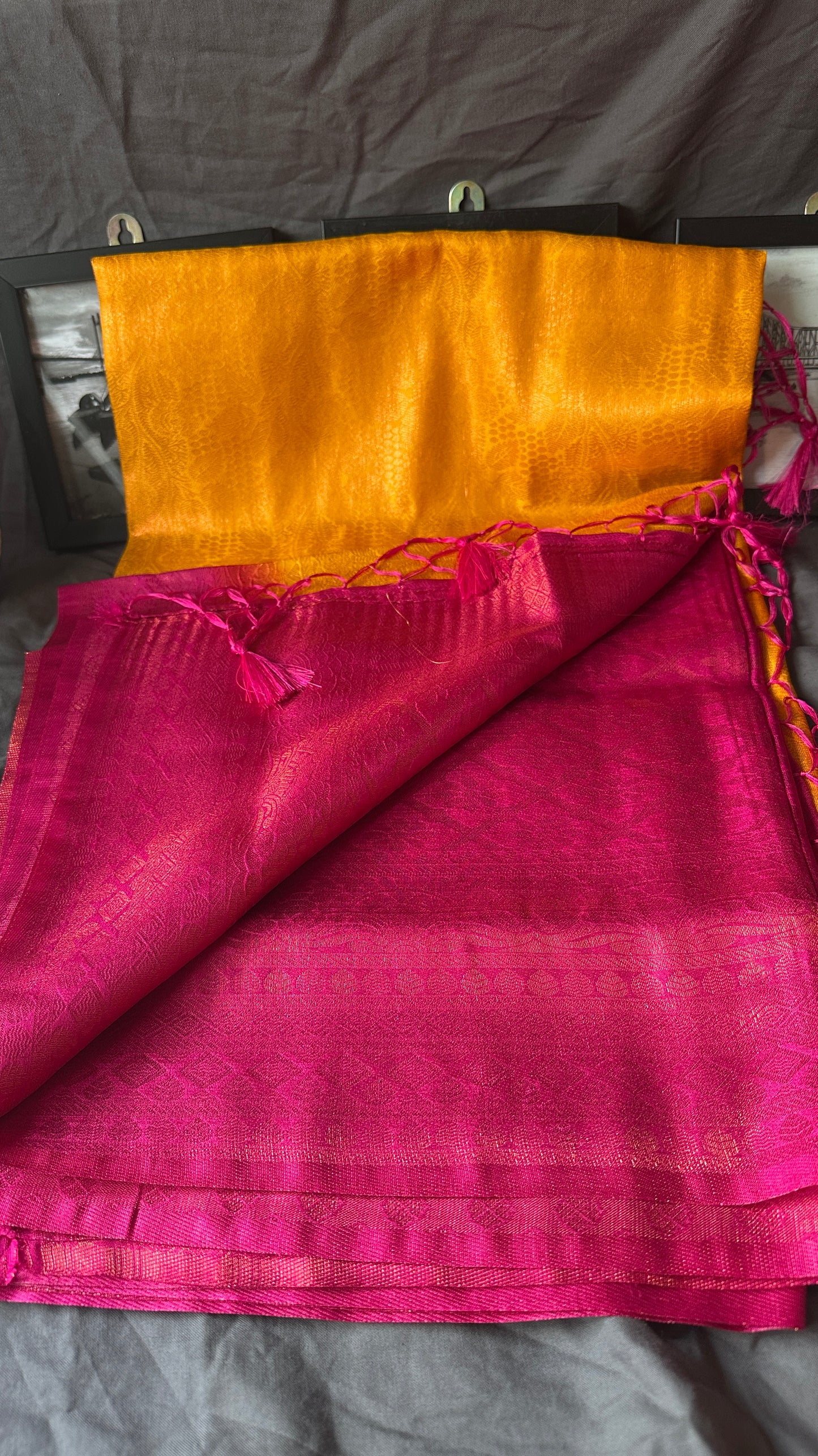 Sunshine Glow Silk Saree