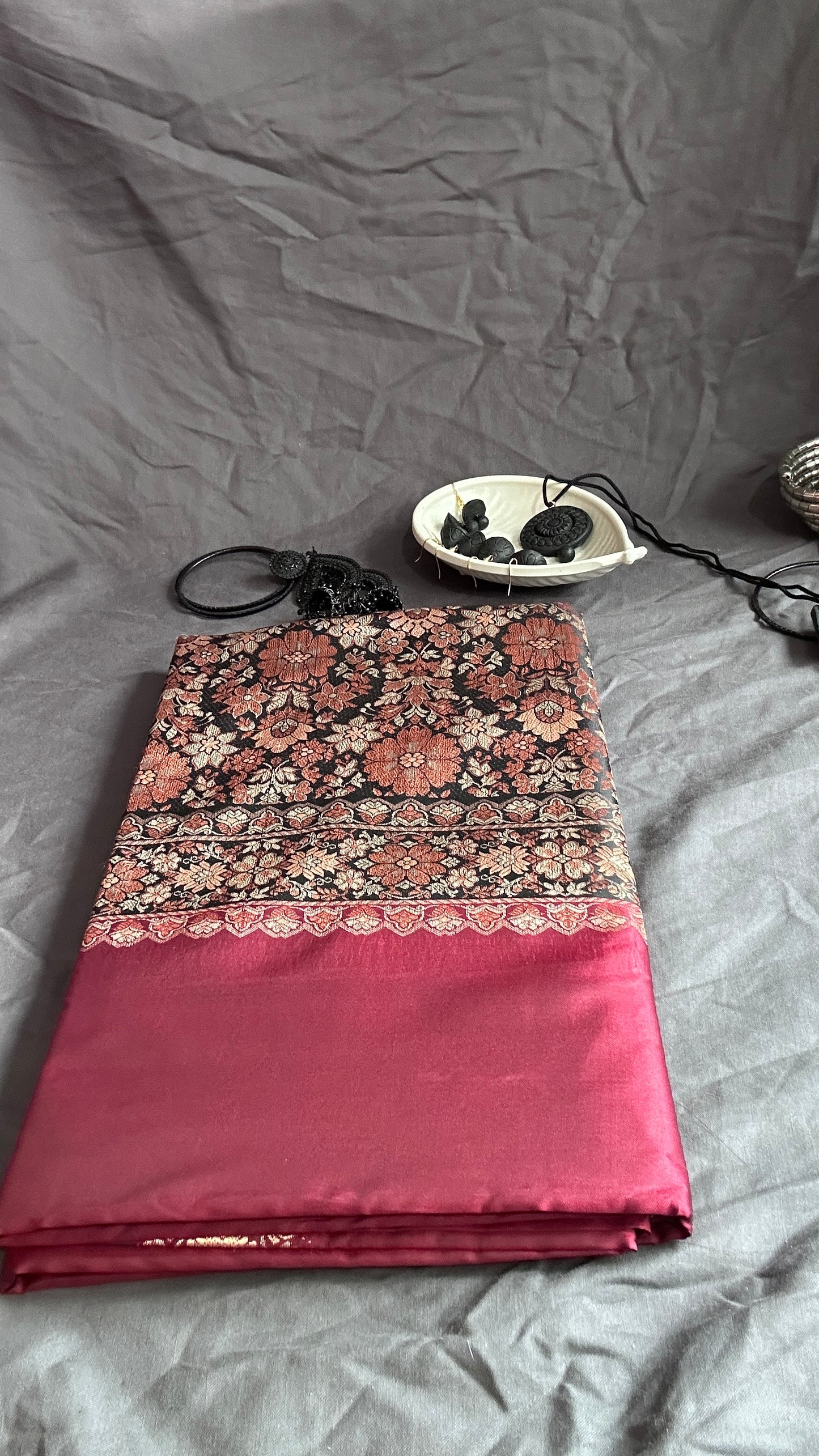 Elegant Pink Paradise Saree
