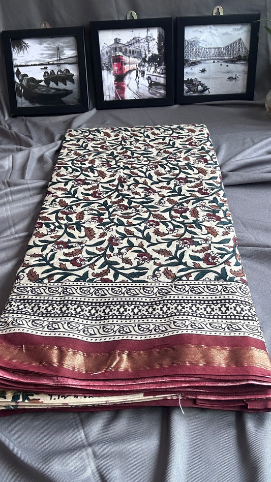 Kalamkari Cotton Saree