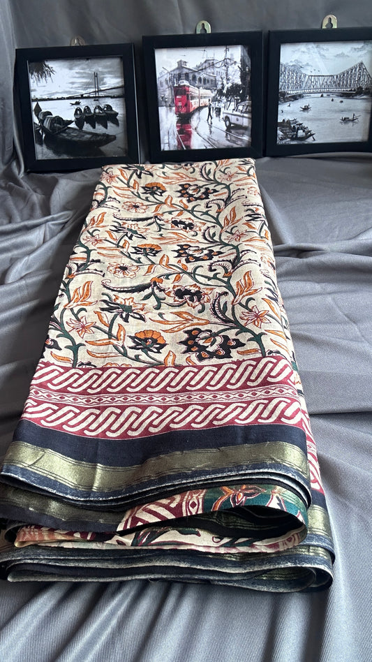 Kalamkari Cotton Saree
