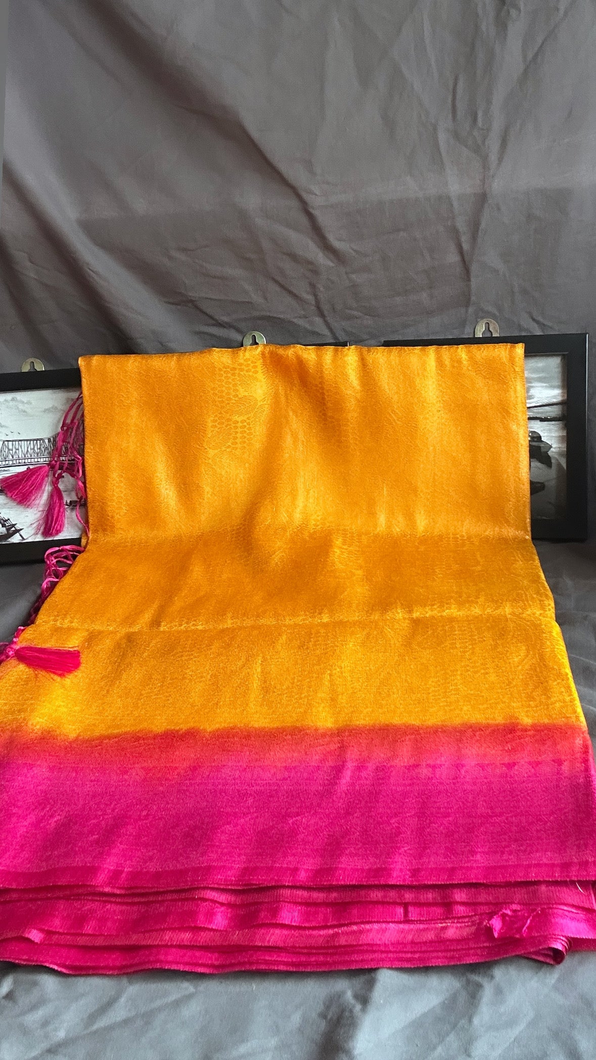 Sunshine Glow Silk Saree